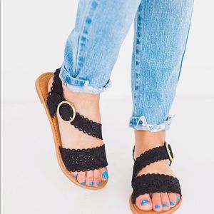 NWT Athena cut out sandal
